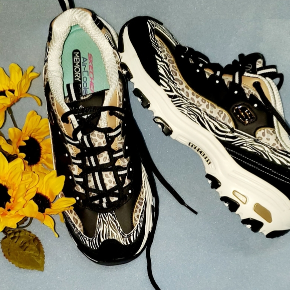 skechers animal print